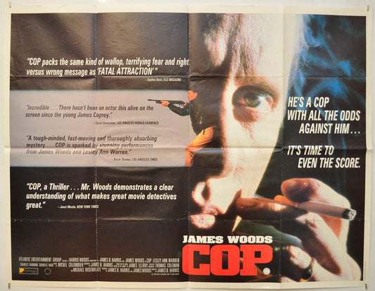 Cop  Original Quad Poster - Film Poster - Movie Poster