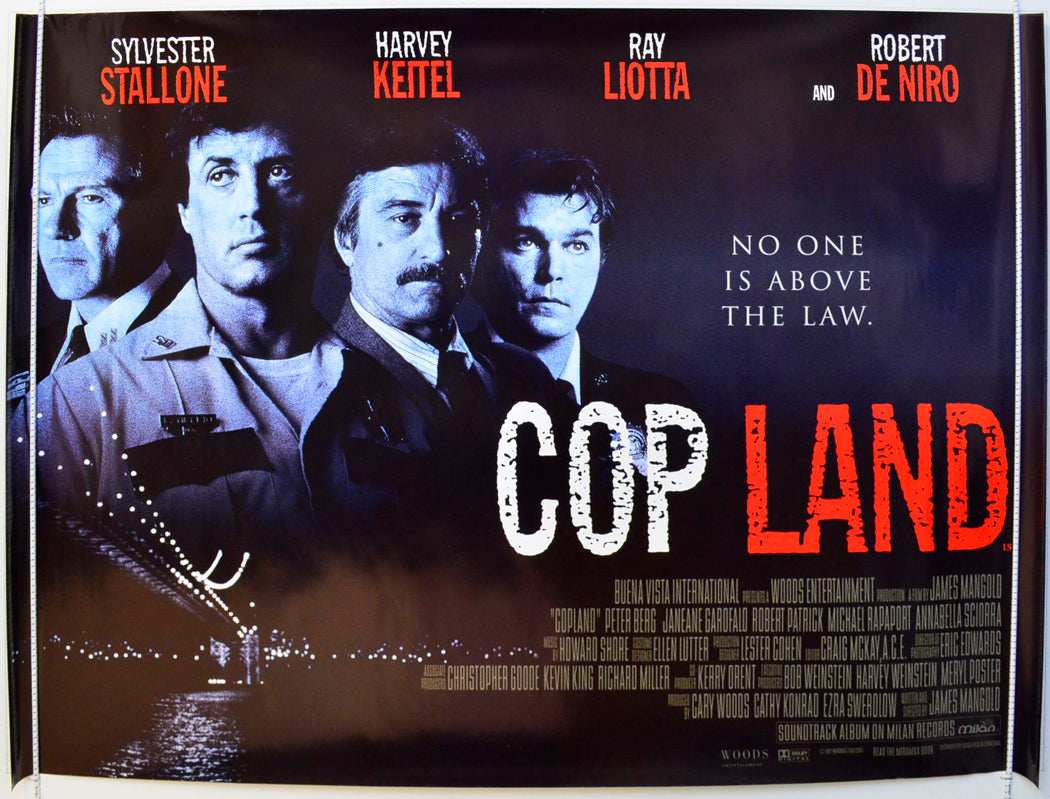 Cop Land Original British Quad Poster - Film Poster - Movie Poster 