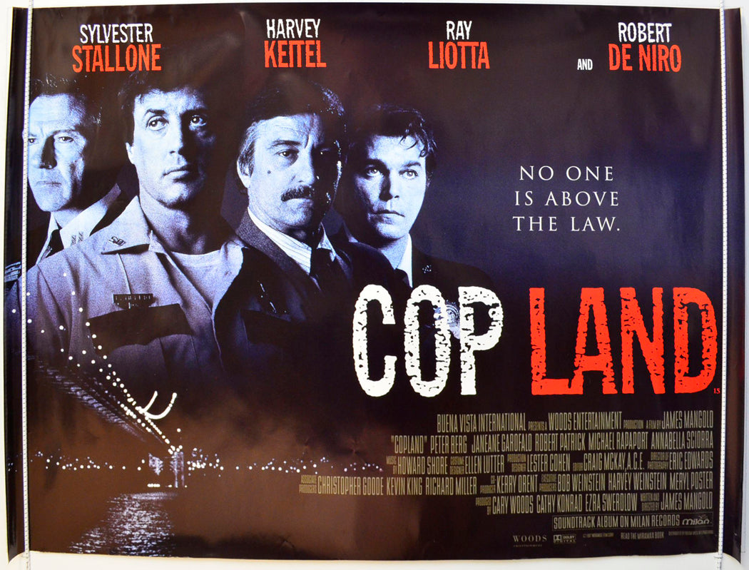 Cop Land Original British Quad Poster - Film Poster - Movie Poster 