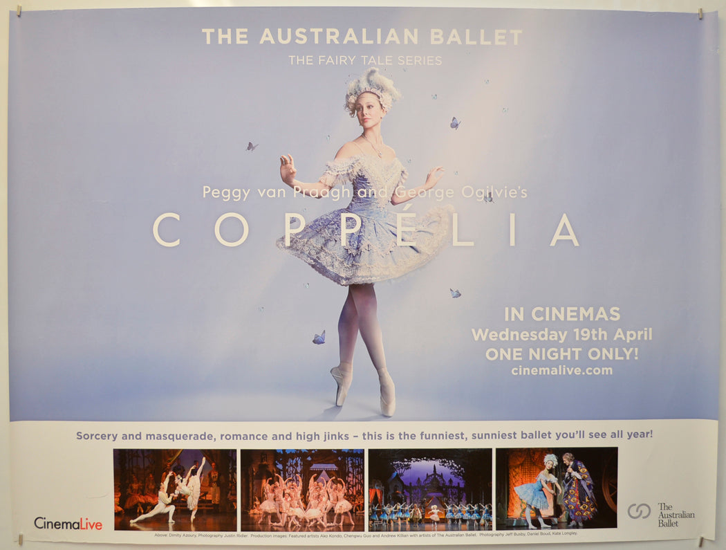 The Australian Ballet: Coppelia Original Quad Poster - Film Poster - Movie Poster