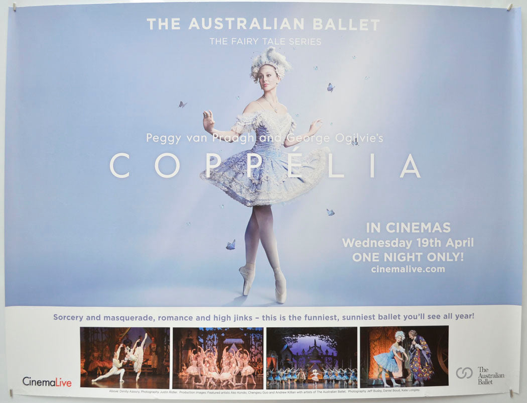 The Australian Ballet: Coppelia  Original Quad Poster - Film Poster - Movie Poster