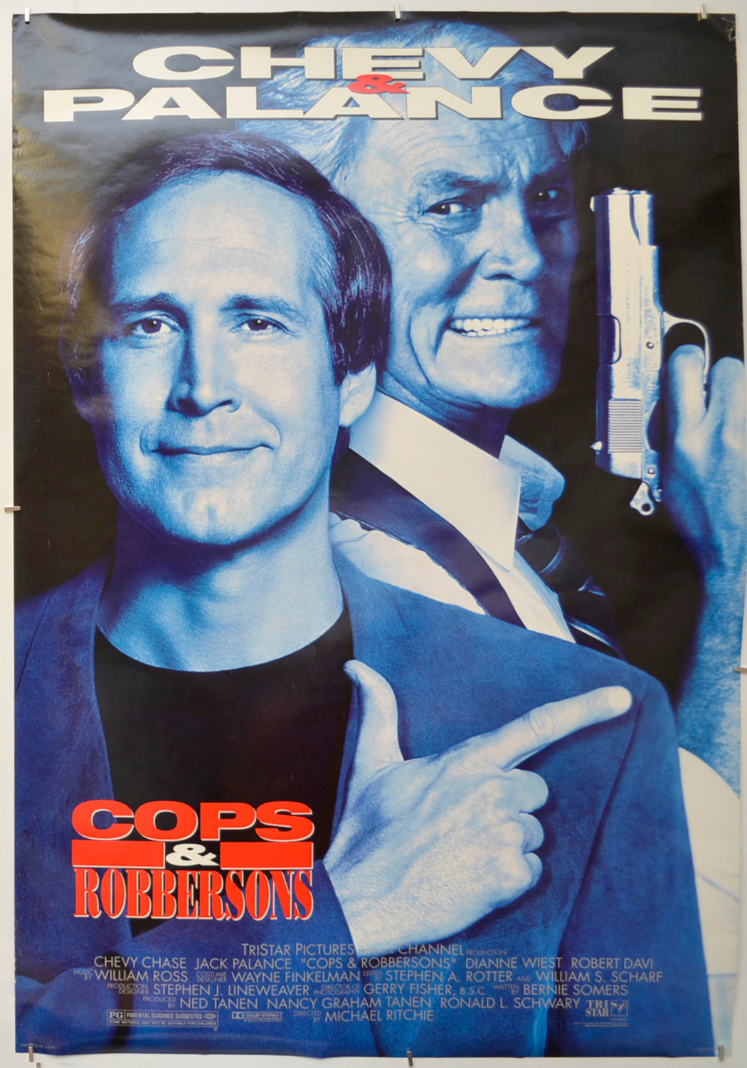 Cops and Robbersons Original One Sheet Poster - Film Poster - Movie Poster - Cinema Poster