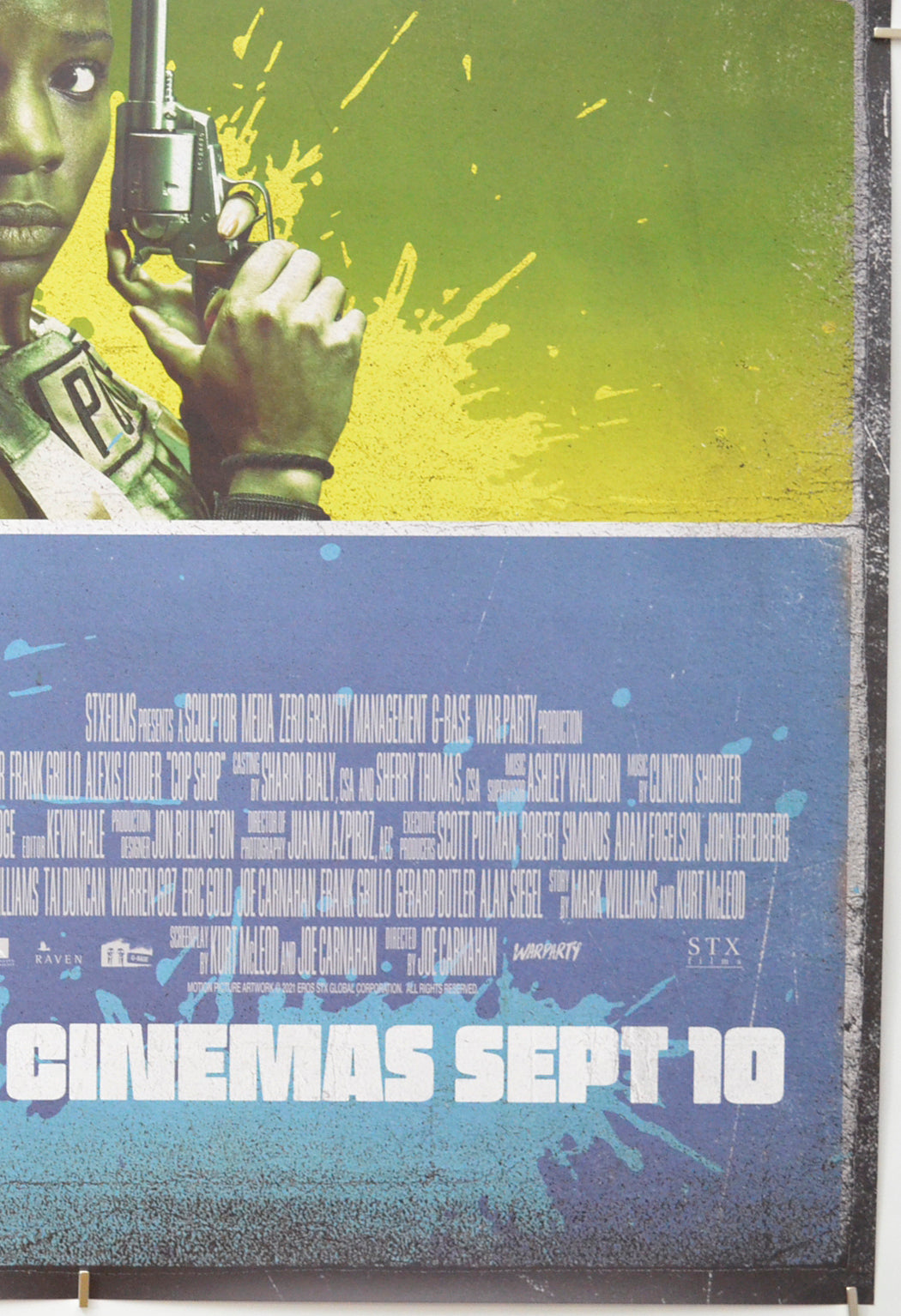 COPSHOP (Bottom Right) Cinema One Sheet Movie Poster 