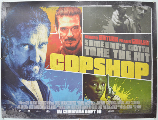 Copshop - Original Quad Poster - Film Poster - Movie Poster