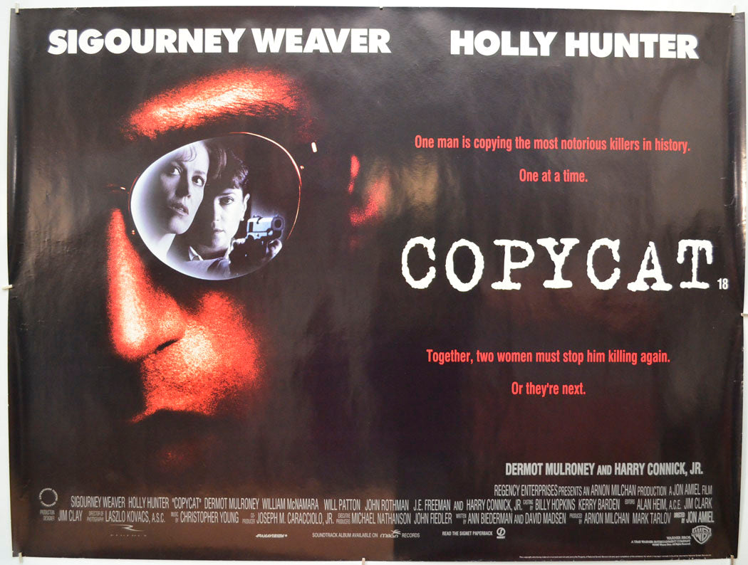 Copycat  Original Quad Poster - Film Poster - Movie Poster