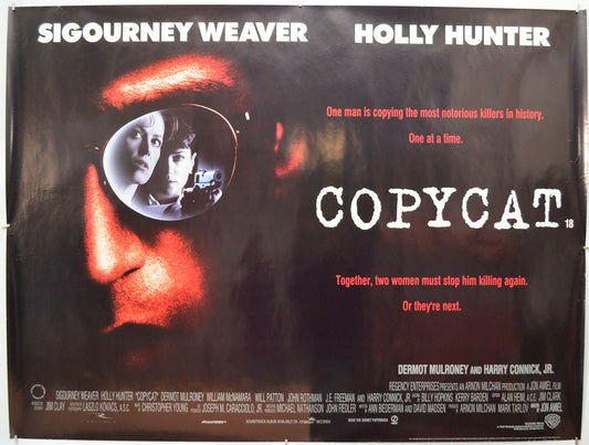 Copycat  Original Quad Poster - Film Poster - Movie Poster