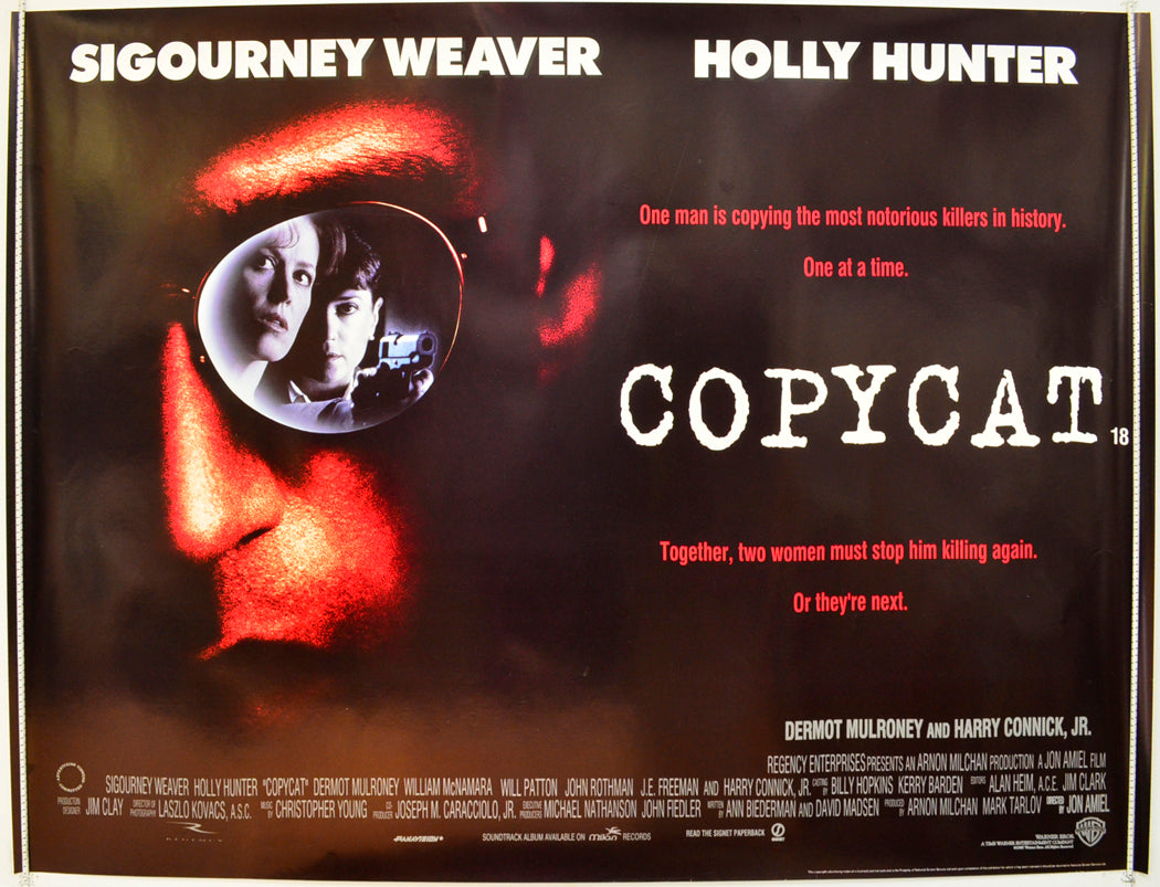 Copycat  Original British Quad Poster - Film Poster - Movie Poster 