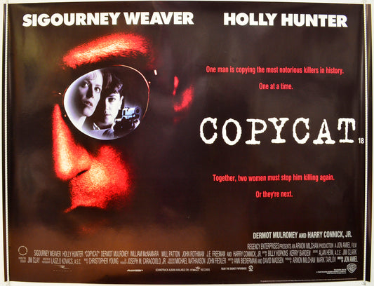 Copycat  Original British Quad Poster - Film Poster - Movie Poster 