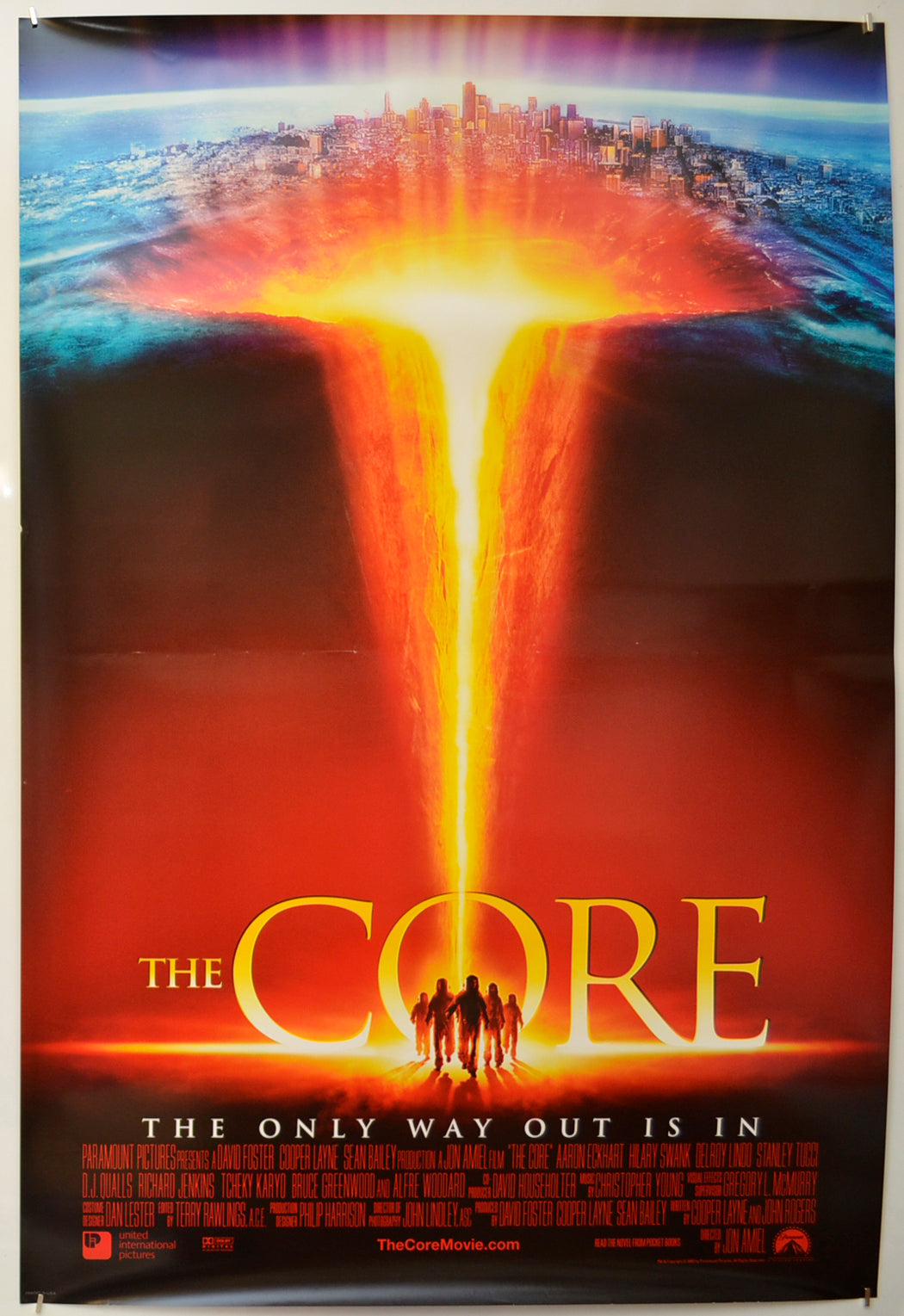 The Core Original One Sheet Poster - Film Poster - Movie Poster  