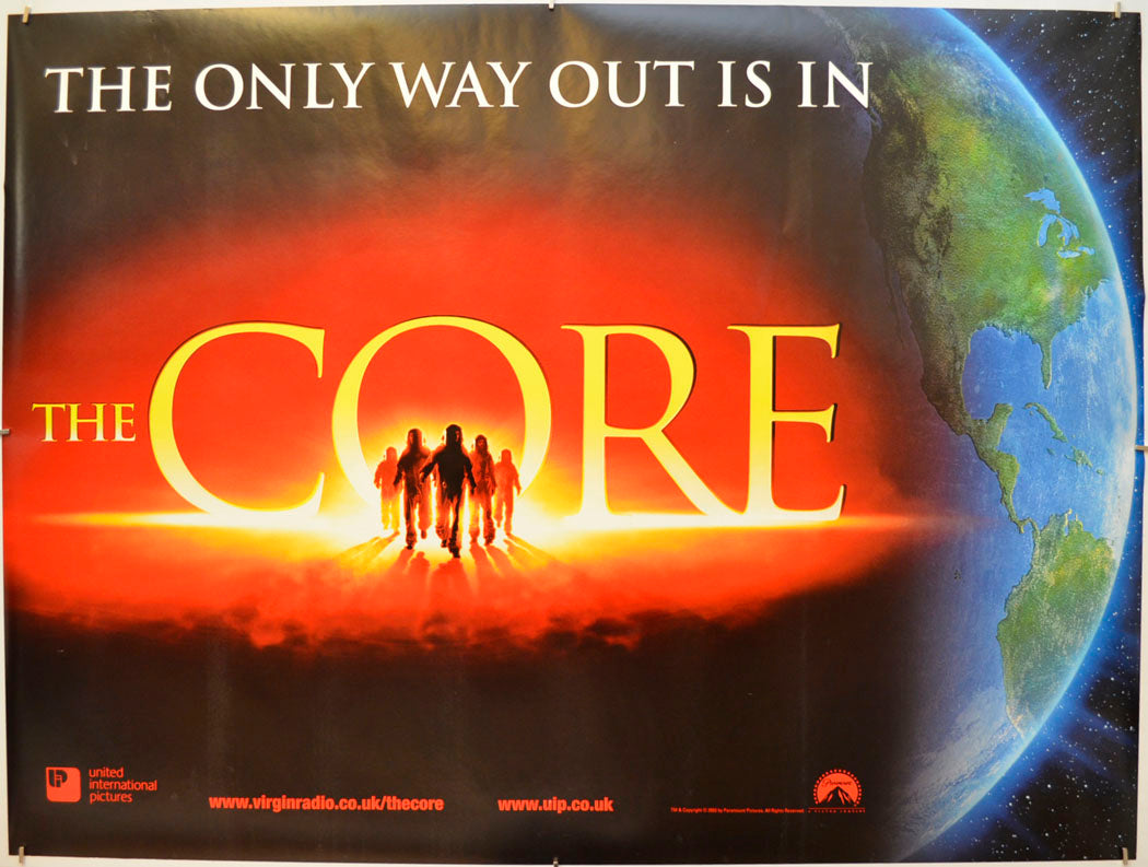 The Core Original Quad Poster - Film Poster - Movie Poster