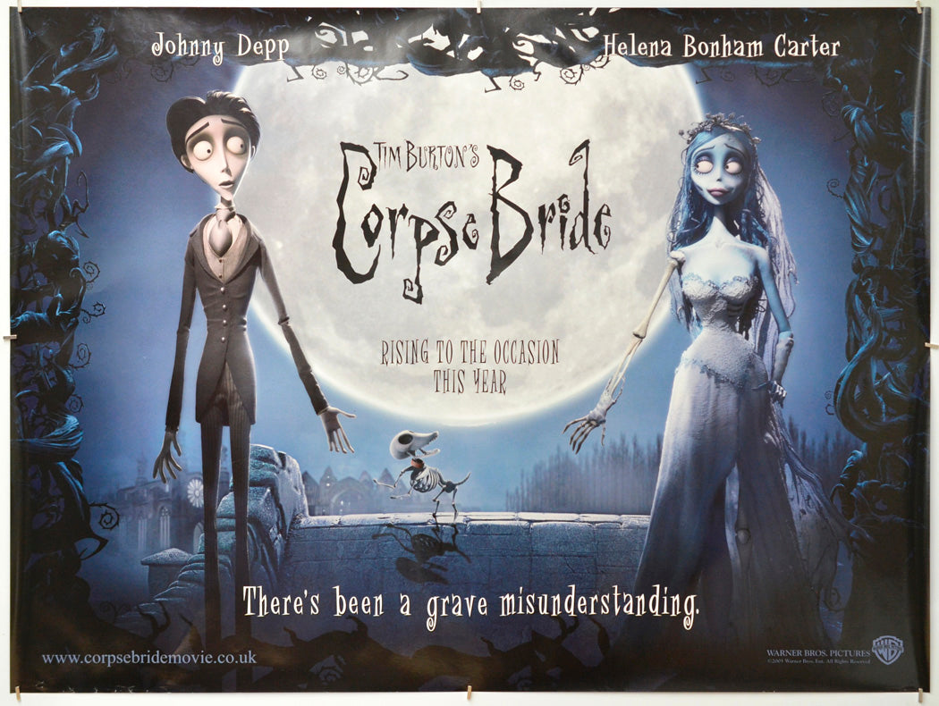 Corpse Bride - Original Quad Poster - Film Poster - Movie Poster