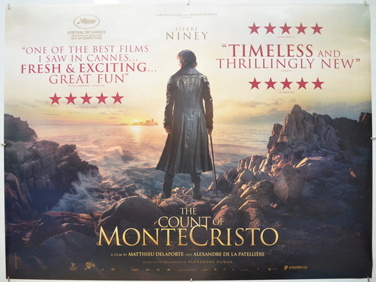 The Count of Monte-Cristo  Original Quad Poster - Film Poster - Movie Poster