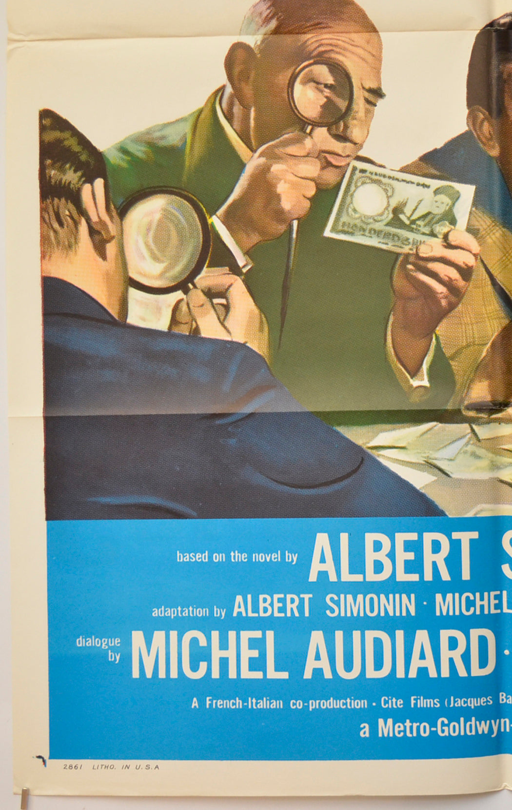 COUNTERFEITERS OF PARIS (Bottom Left) Cinema One Sheet Movie Poster 