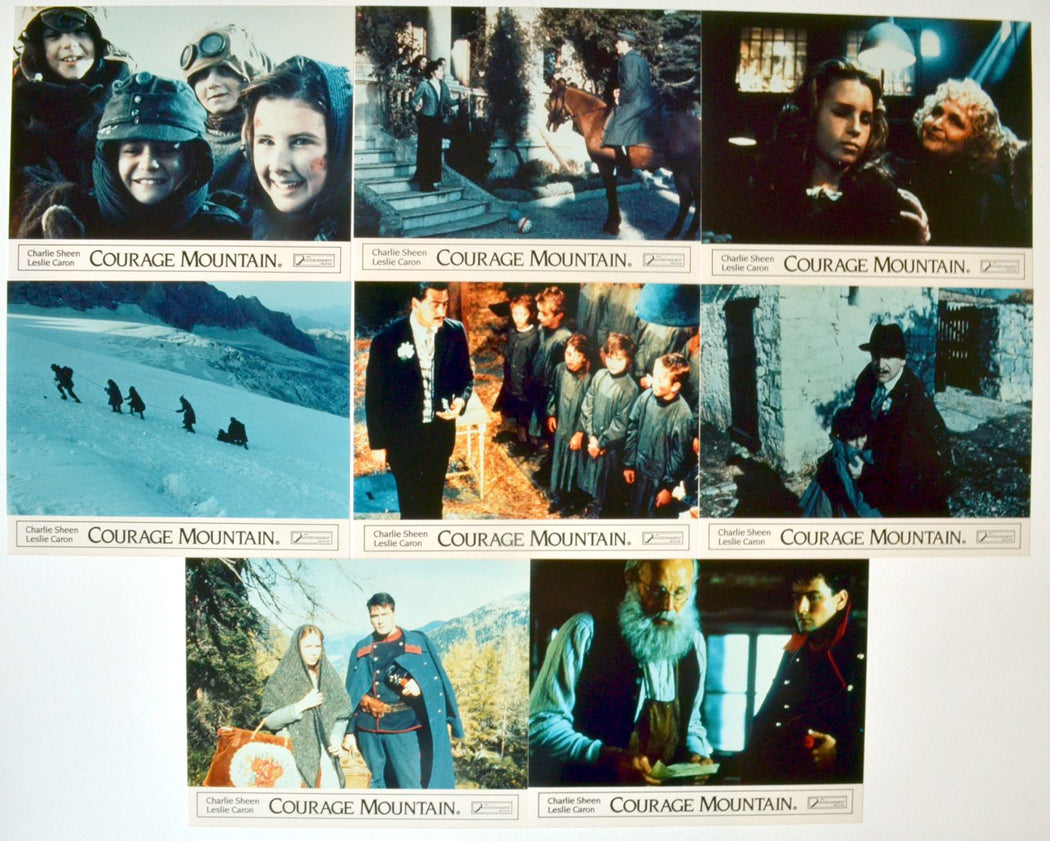 Courage Mountain Set of 8 Original Colour Front Of House Stills / 8x10 Lobby Cards