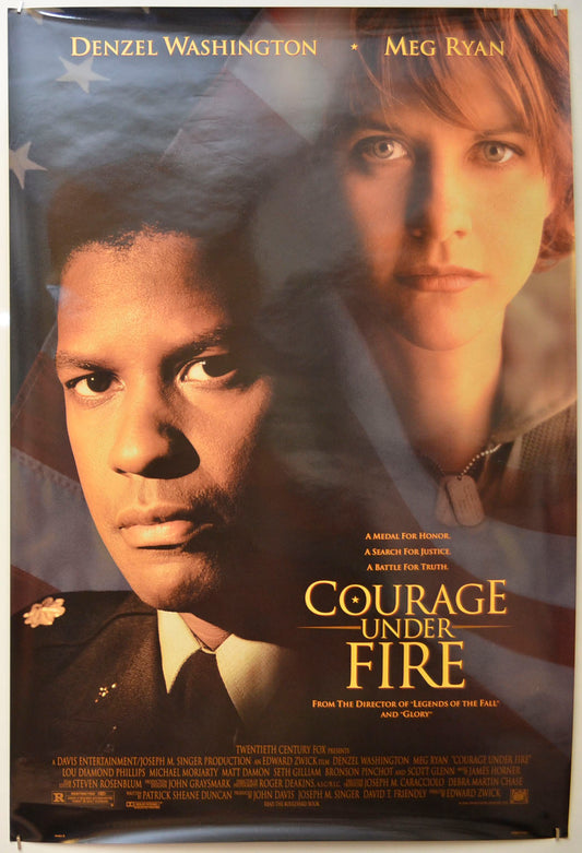 Courage Under Fire Original One Sheet Poster - Film Poster - Movie Poster