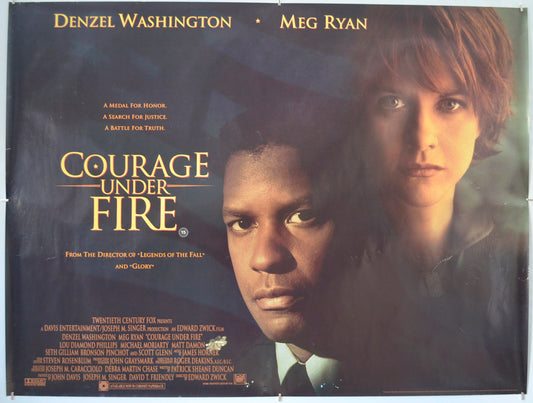 Courage Under Fire - Original Quad Poster - Film Poster - Movie Poster