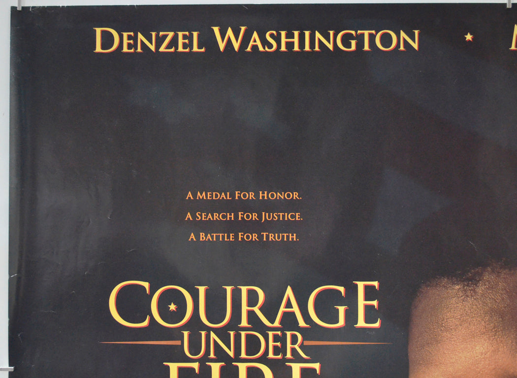 COURAGE UNDER FIRE (Top Left) Cinema Quad Movie Poster 