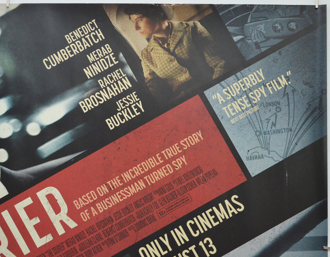 THE COURIER (Top Right) Cinema Quad Movie Poster 