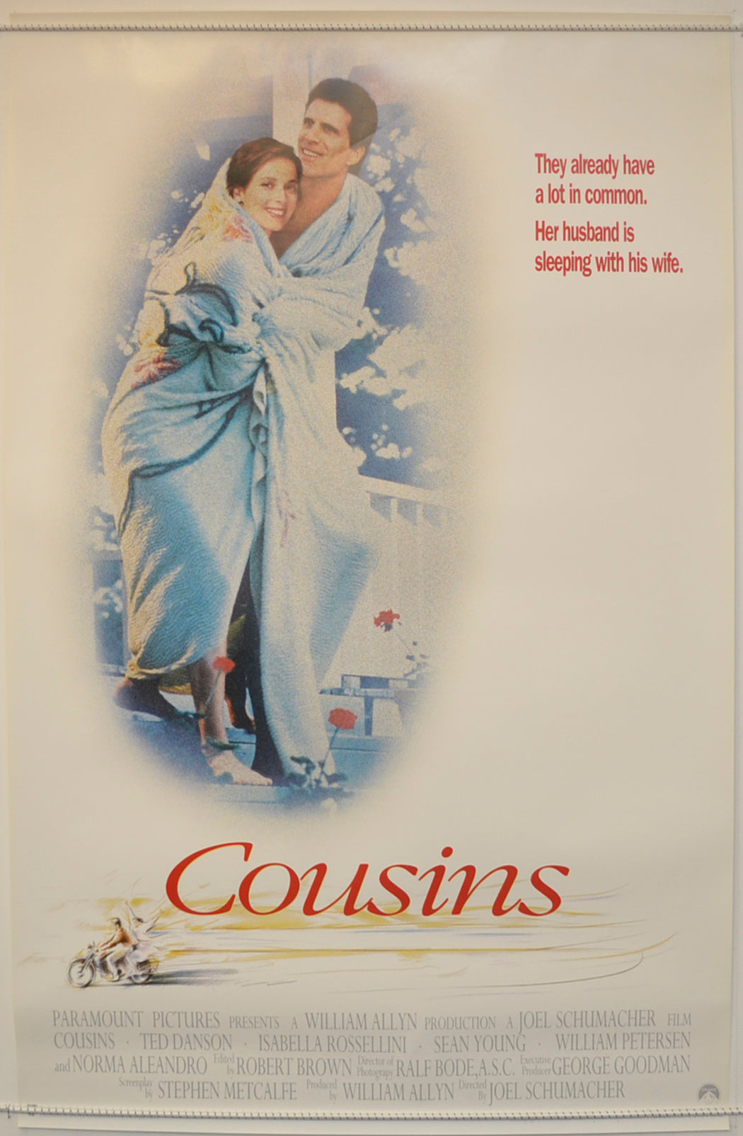 Cousins  Original One Sheet Poster - Film Poster - Movie Poster 