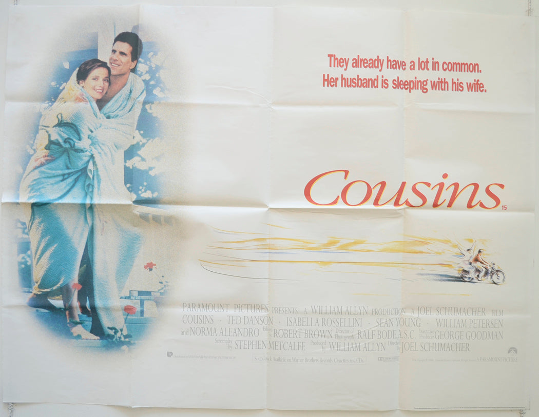 Cousins  Original British Quad Poster - Film Poster - Movie Poster 