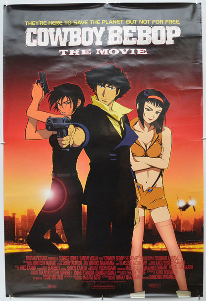 Cowboy Bebop: The Movie  Original One Sheet Poster - Film Poster - Movie Poster