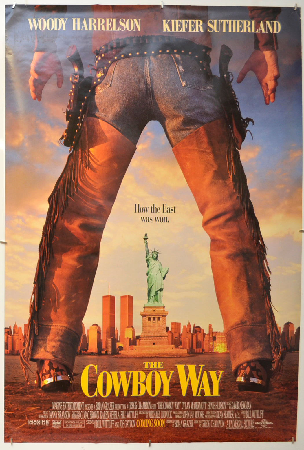 The Cowboy Way (Teaser / Advance Version) Original One Sheet Poster - Film Poster - Movie Poster