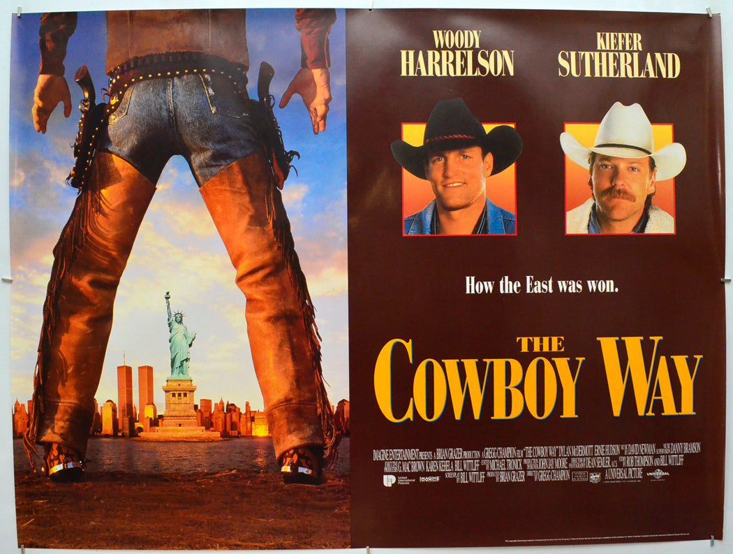 The Cowboy Way Original Quad Poster - Film Poster - Movie Poster