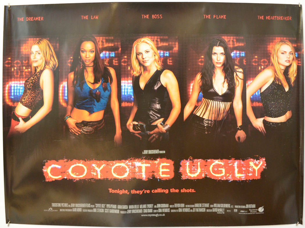 Coyote Ugly Original Quad Poster - Film Poster - Movie Poster  