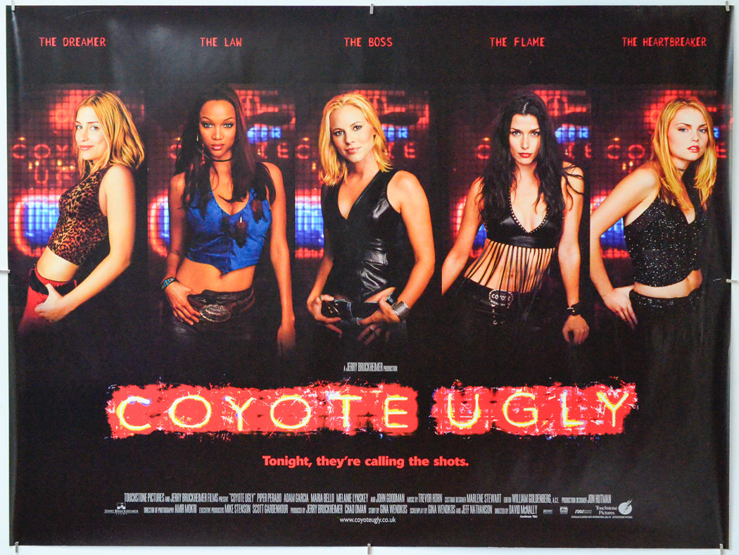 Coyote Ugly - Original Quad Poster - Film Poster - Movie Poster