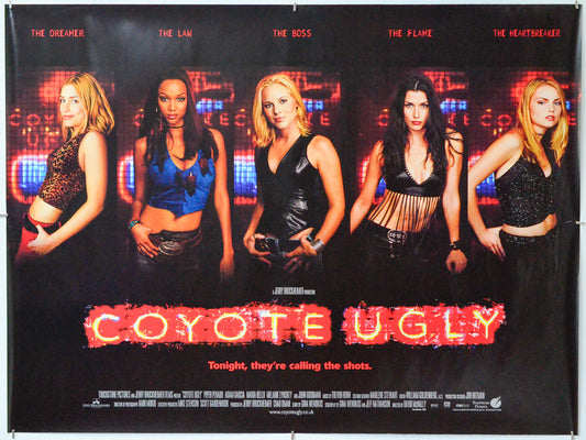 Coyote Ugly - Original Quad Poster - Film Poster - Movie Poster