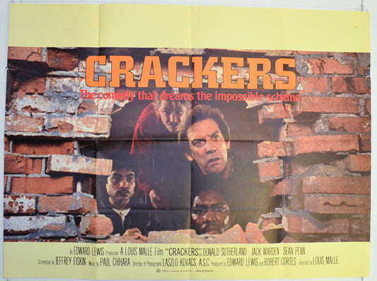 Crackers  Original British Quad Poster - Film Poster - Movie Poster 