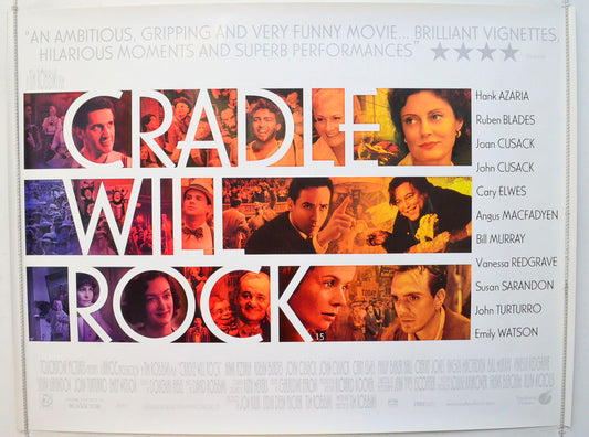 Cradle Will Rock Original British Quad Poster - Film Poster - Movie Poster 