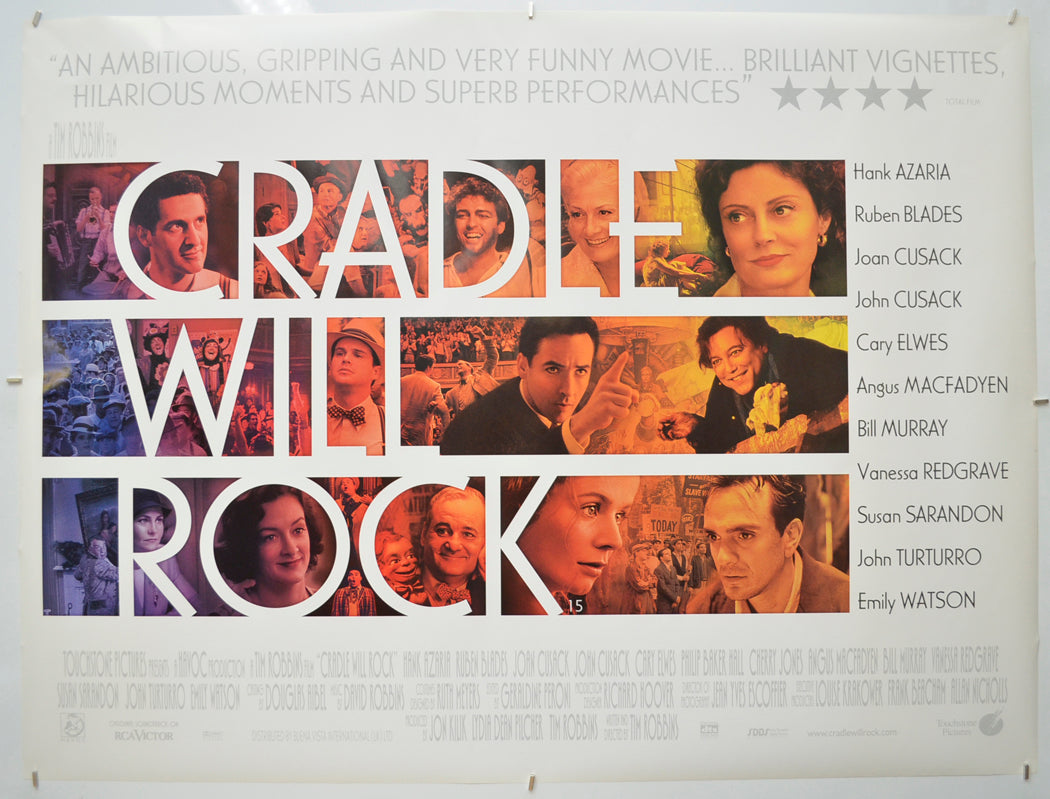 Cradle Will Rock Original Quad Poster - Film Poster - Movie Poster