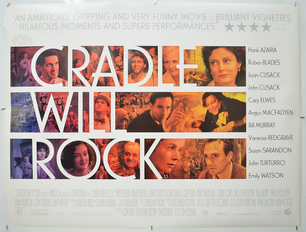 Cradle Will Rock Original Quad Poster - Film Poster - Movie Poster