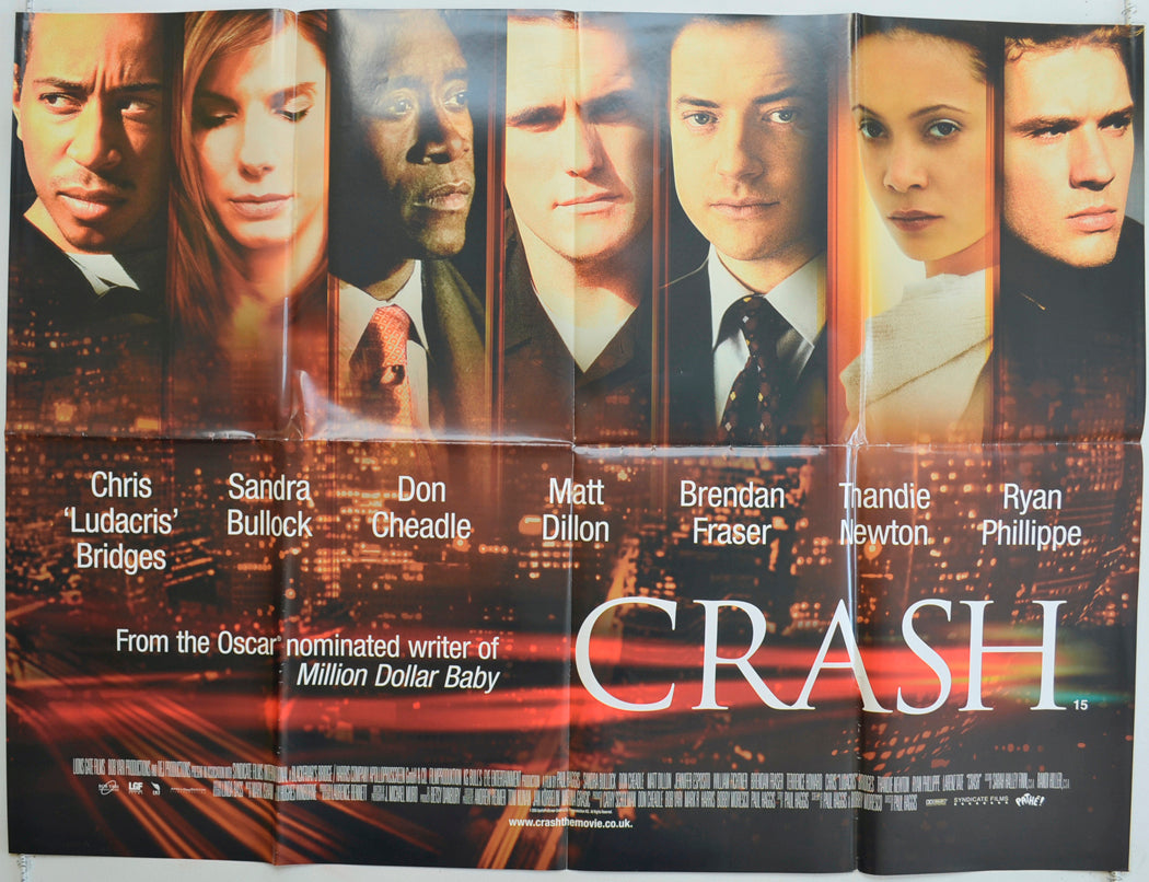 Crash   Original Quad Poster - Film Poster - Movie Poster 