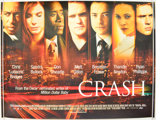 Crash Original Quad Poster - Film Poster - Movie Poster  