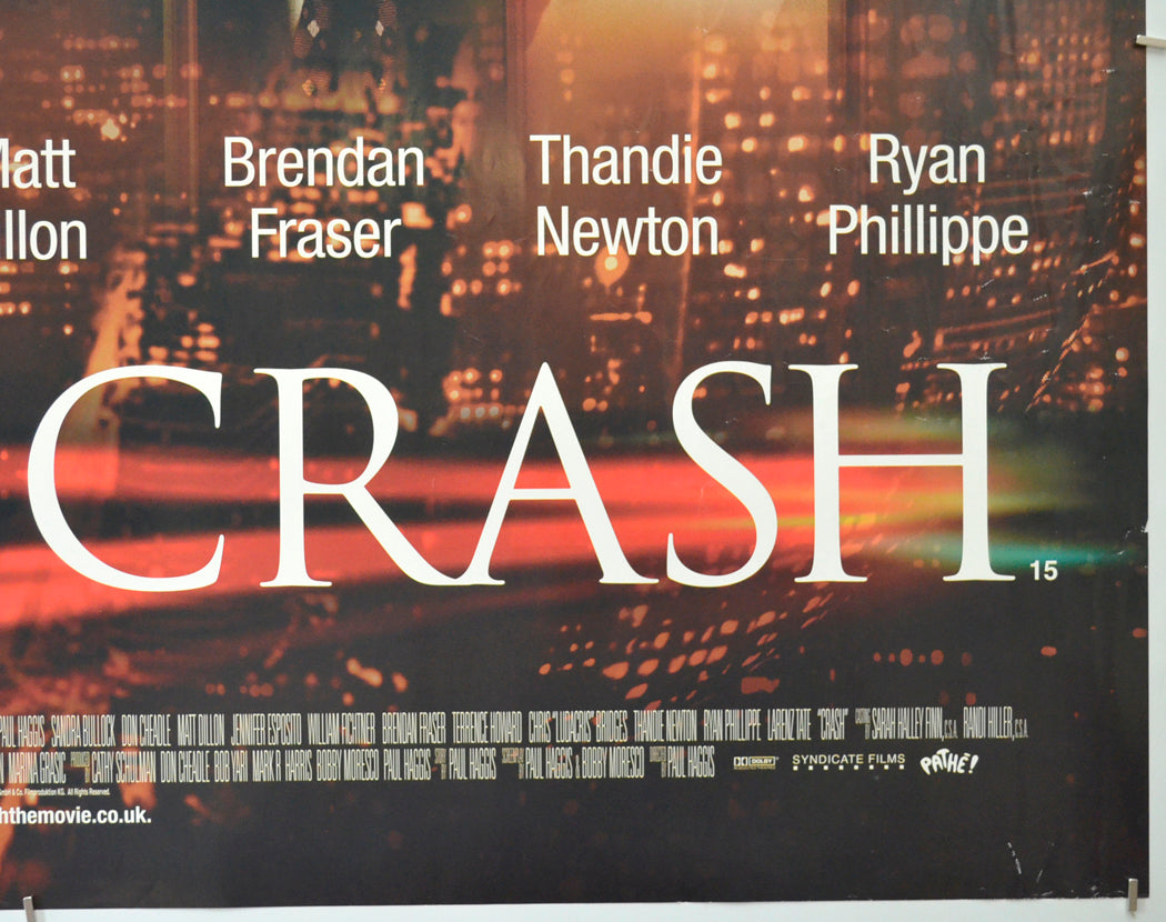 CRASH (Bottom Right) Cinema Quad Movie Poster 