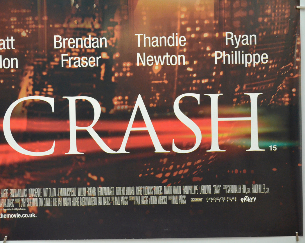 CRASH (Bottom Right) Cinema Quad Movie Poster 