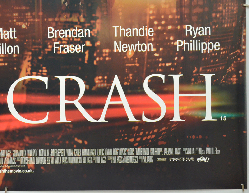 CRASH (Bottom Right) Cinema Quad Movie Poster 