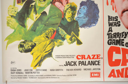 CRAZE / CAT AND MOUSE (Bottom Left) Cinema Quad Movie Poster 