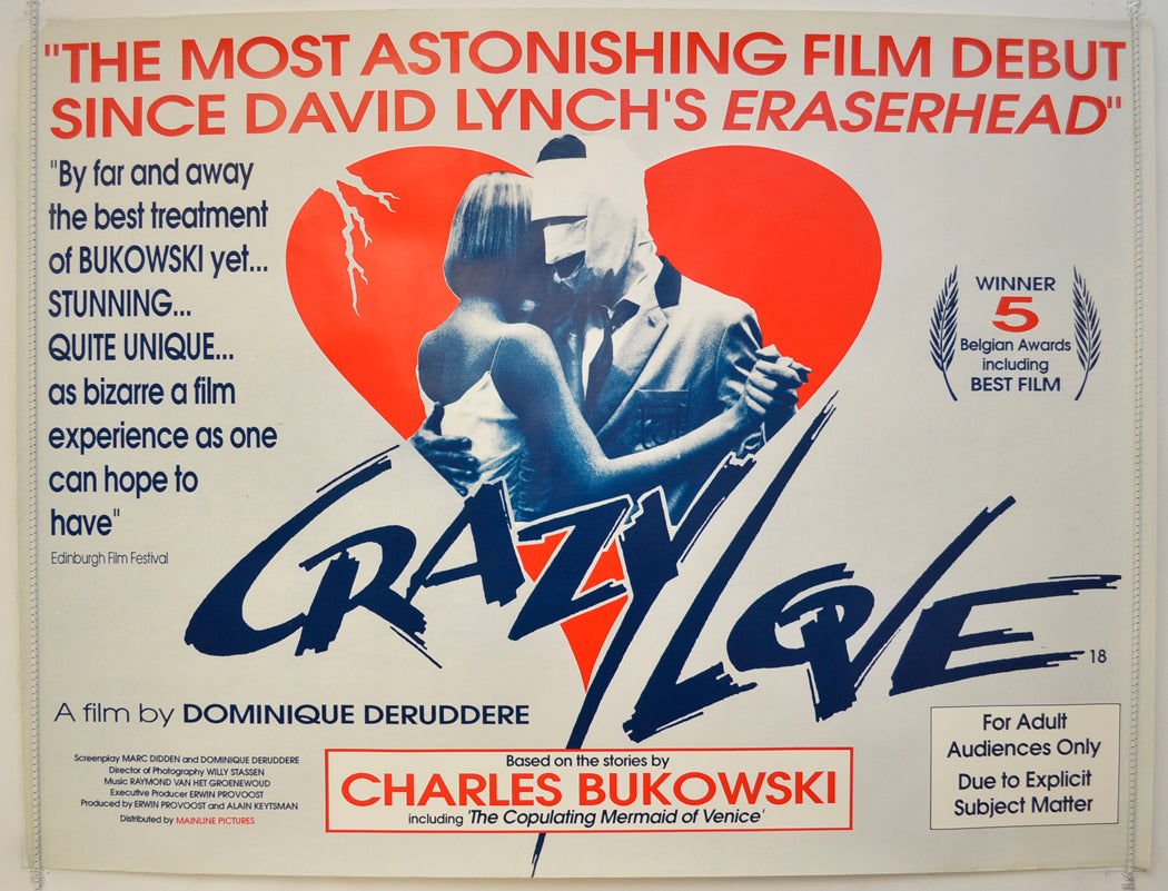 Crazy Love  Original Quad Poster - Film Poster - Movie Poster 