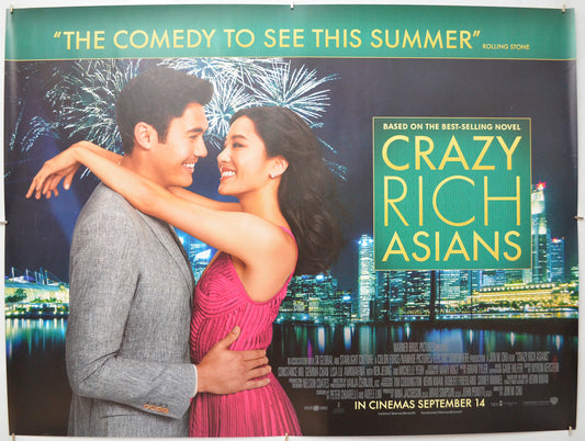 Crazy Rich Asians Original Quad Poster - Film Poster - Movie Poster