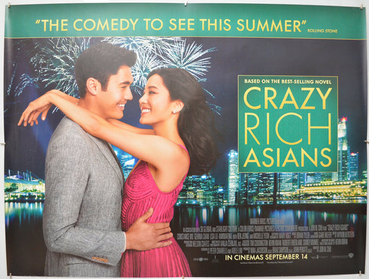 Crazy Rich Asians Original Quad Poster - Film Poster - Movie Poster