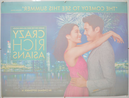 CRAZY RICH ASIANS (Back) Cinema Quad Movie Poster 