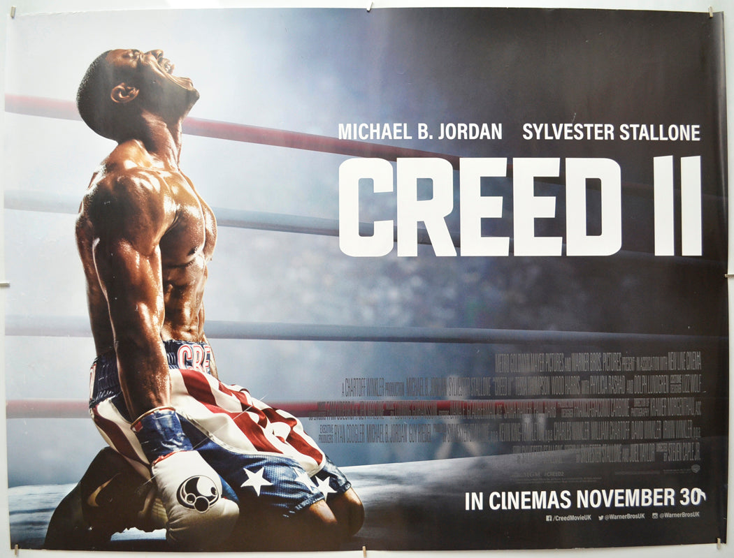 Creed II (Teaser / Advance Version) Original Quad Poster - Film Poster - Movie Poster