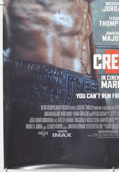 CREED III (Bottom Left) Cinema One Sheet Movie Poster 