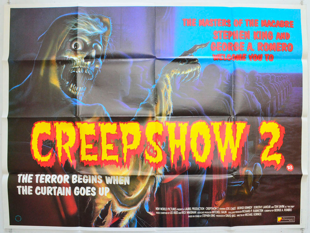 Creepshow 2 Original British Quad Poster - Film Poster - Movie Poster 