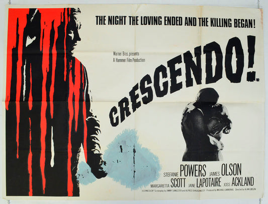 Crescendo!  Original British Quad Poster - Film Poster - Movie Poster