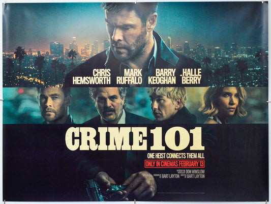 Crime 101 - Original Quad Poster - Film Poster - Movie Poster