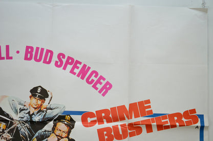 CRIME BUSTERS (Top Right) Cinema Quad Movie Poster 